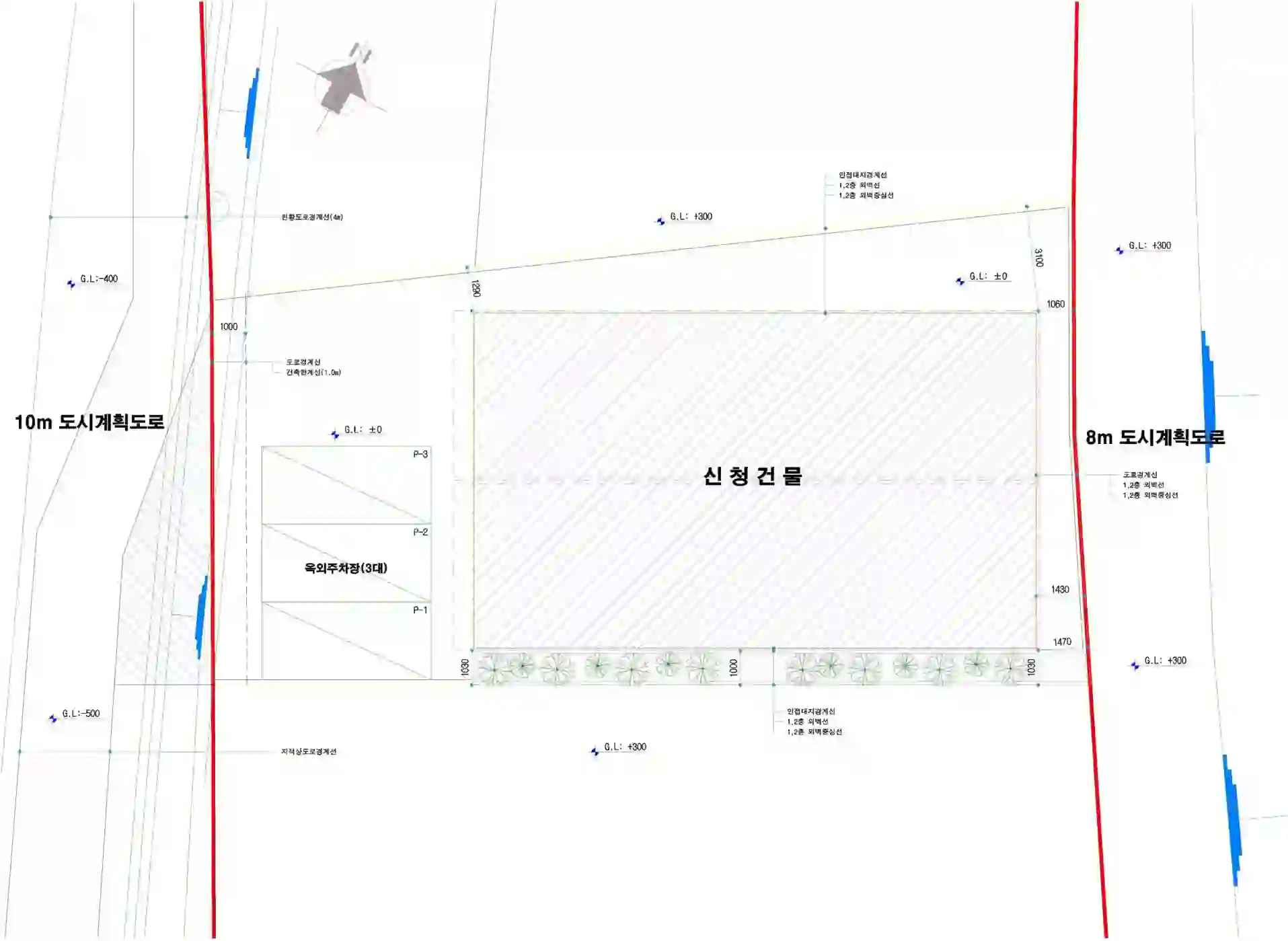 초평동 233-25 배치도 이미지